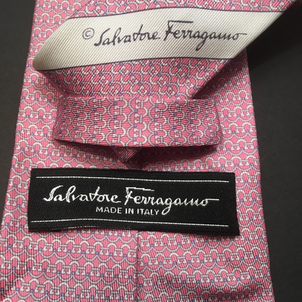 Salvatore Ferragamo Logo All-Over Print Tie